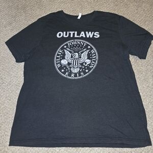 Outlaws Graphic Black T-Shirt Size 2x